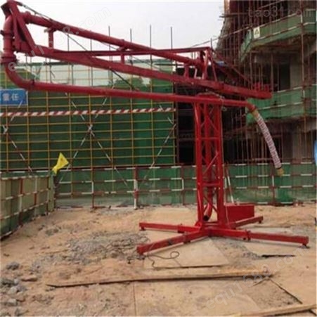 重庆市丰都县鸣瑞管业 手动15米框架布料机 混凝土布料机15米手动布料机 框架布料机