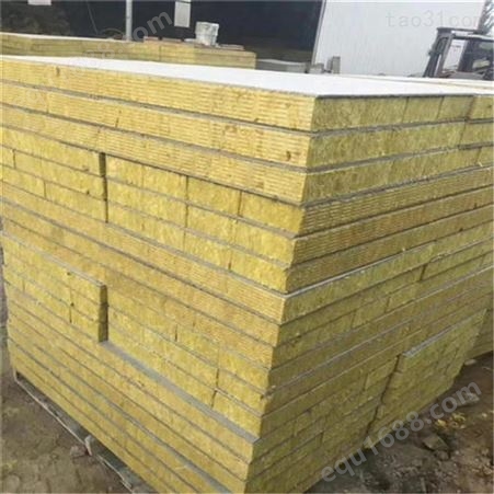 防火岩棉板5公分 复合岩棉保温板 外墙保温岩棉板厂家