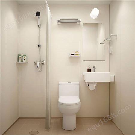 BU1116整体卫生间 不用做防水淋浴房 来图定制酒店公寓整体浴室