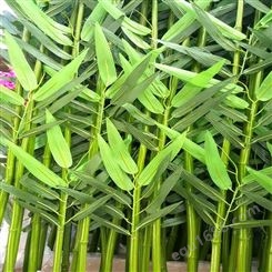 西安竹子隔断 仿真竹叶各种尺寸均可定做