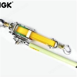 N-1500P-EX带电作业紧线用绝缘手柄日式钢索荷缔机拉紧器1.5T