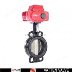 法登（VATTEN）VATTEN/法登D971X电动对夹蝶阀过水用VT1ADW11A