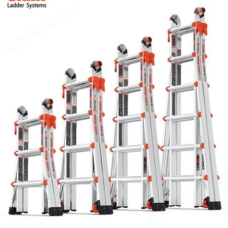 雷都捷特小巨人梯子家用折叠多功能伸缩升降人字梯厚铝合金工程梯