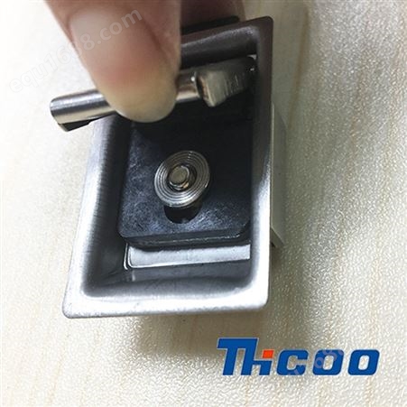 斯科A7844不锈钢 面板锁工具箱锁抽屉伸缩锁 拉扣式平面锁MS866-8