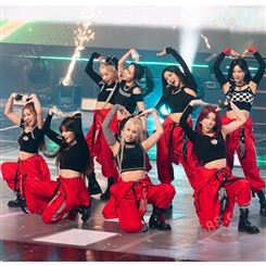 kep1er韩国女团同款演出服街舞爵士舞蹈打歌服hiphop表演舞台套装