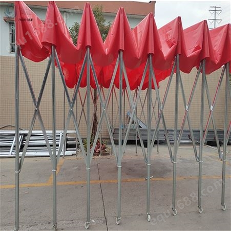 昆山陆家镇制作伸缩式帆布活动蓬 鸿禧物料堆放移动推拉式雨棚
