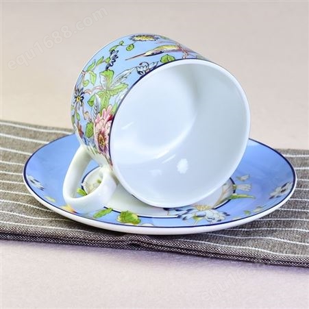 创意骨瓷咖啡杯碟 陶瓷咖啡具套装 咖啡杯带碟套装
