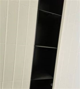 现代简约卫浴嵌入式无缝焊接壁柜 304拉丝不锈钢壁龛成品收纳柜