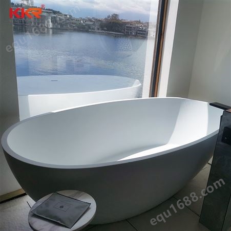 KKR经典款式人造石浴缸轻奢易清洁加厚泡澡盆
