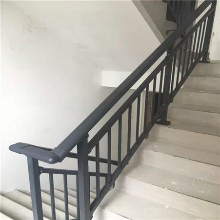 锦良装饰 楼梯扶手工程 通道靠墙铝合金防撞栏杆 坚固 支持定制