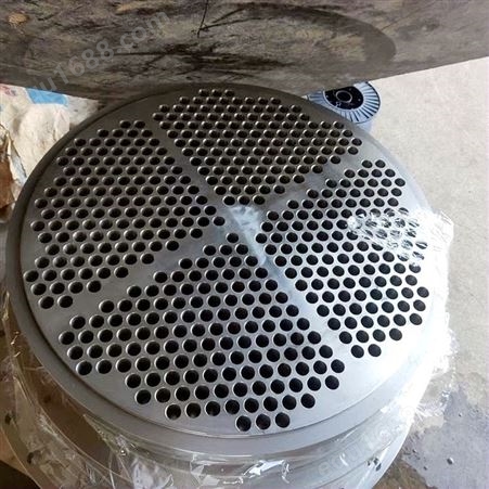304L不锈钢大口径管板 Q345R蒸发器管板件 金录管件定制