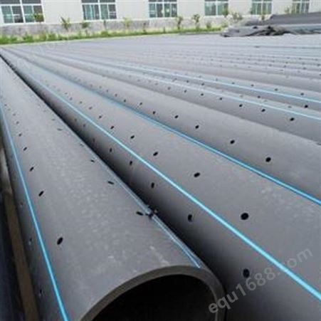 塑料HDPE渗水管垃圾渗滤液导排水管厂家供应广东统塑管业