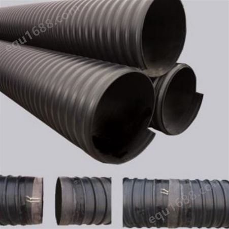 厂家生产PE钢带增强波纹管排水排污 统塑