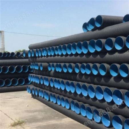 广州HDPE双壁波纹管 排水排污波纹管400管道工程 广州统塑管业