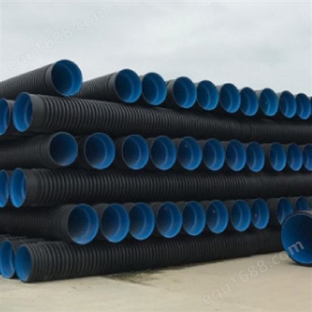 广州HDPE双壁波纹管 排水排污波纹管400管道工程 广州统塑管业