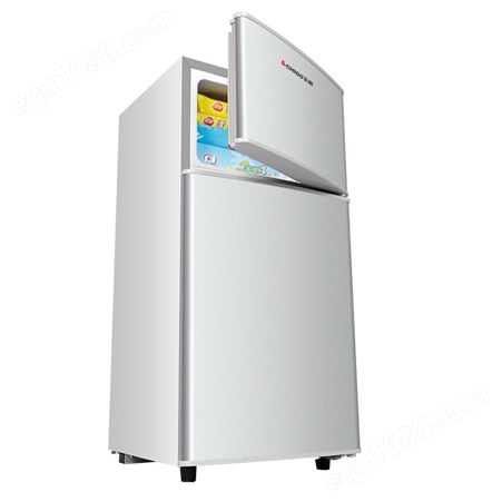 志高 冰箱双门双温126L家用冷冻冷藏分区保鲜礼品兑换