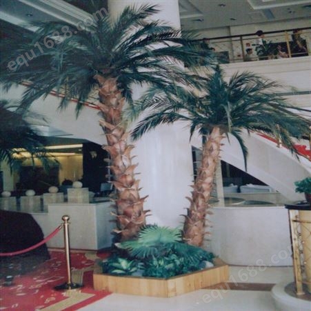 室内外大型仿真棕榈树广场公园装点环境产品天骄园林手工制作