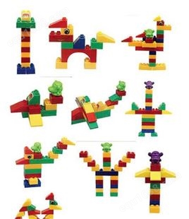 儿童快乐积木主题玩具多功能男女孩子拼装益智力动脑宝宝