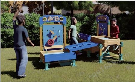 幼儿水循环游戏设施户外大型儿童木质玩水设备幼儿园戏水玩具系列