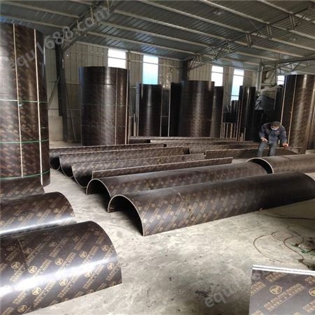 建筑圆柱木模板生产供应 莆田圆弧模板长期销售