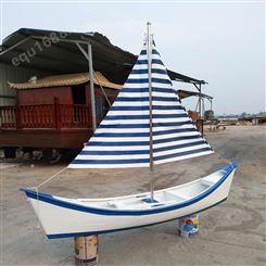 4米老龄杉木水上帆船  带帆欧式手划木船   景区游船帆船