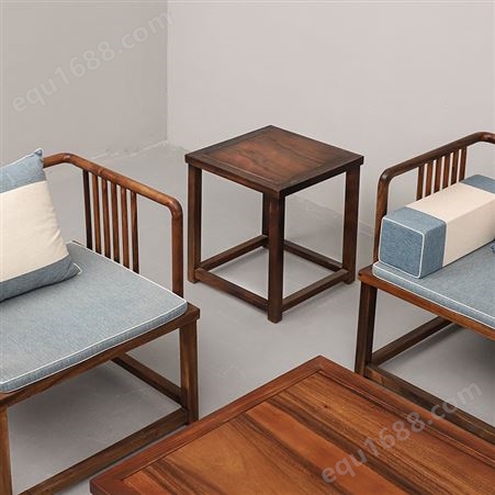 天一美家新中式轻奢沙发组合胡桃木实木禅意客厅罗汉床套装家具