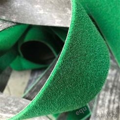 浙诚传动 剪毛机用包辊皮绿绒带 绒布防滑糙面带 背胶绿绒刺皮