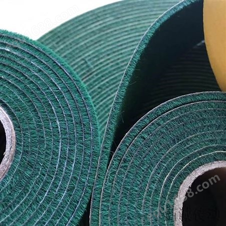 浙诚传动 纺织机用绿绒布糙面带 绿绒包布 背胶绿绒带