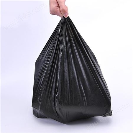 手撕垃圾袋厂家 山东商华塑料袋定做 国标塑料袋 黑色生活垃圾袋 大容量加厚