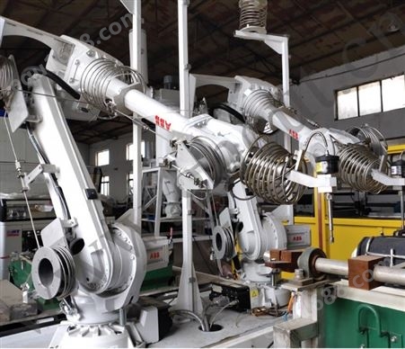 【广惠】ABB4600双工位基座式水切割机器人工作站