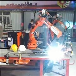 六轴式盖梁钢筋骨架焊接机器人鲁力筋工品质好功能多可定制