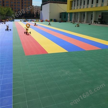 沧州建大体育 悬浮地板幼儿园悬浮地板悬浮拼装地板 幼儿园室外户外地面