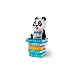 自助借还机-云姿24小时自助图书馆RFID自助借还设备-少儿熊猫自助借还机