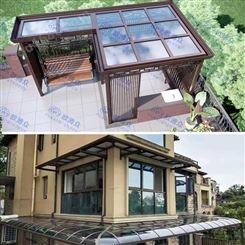 中式阳光房 阳光房遮阳棚 玻璃阳光房搭建 免费设计出效果图