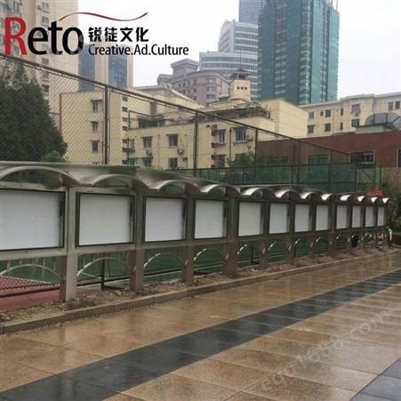 北京宣武区制作不锈钢宣传栏 广告牌定做安装设计